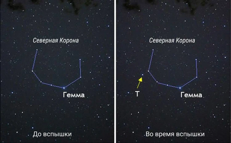 Северная Корона - где созвездие на небе, как увидеть, когда будет взрыв в 2024 году