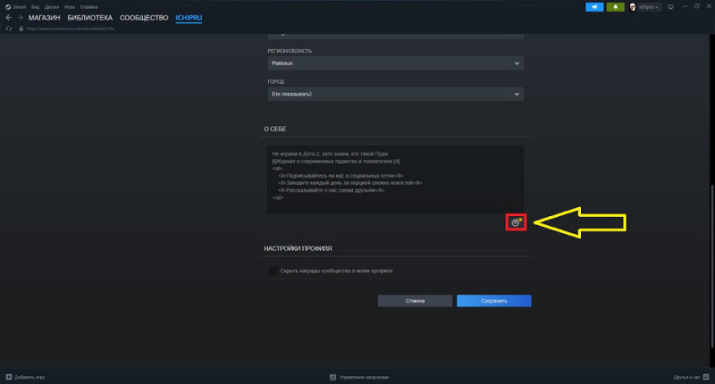 Как сделать красивый профиль Стим: советы по оформлению и настройке
